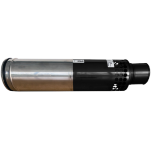 Low Level LONG Terminal Kit incs Cage, Flashing & Collar (Terminal end painted black)