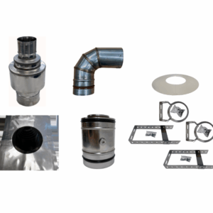 High Level Top Exit Vertical Terminal Pitched Roof Starter Kit