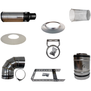 High Level Top Exit SHORT Terminal STARTER KIT (Terminal end painted black)