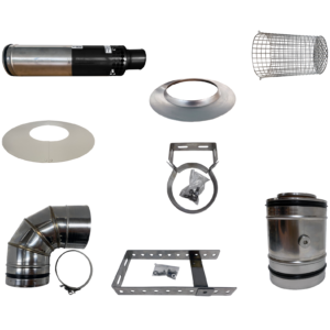 High Level Top Exit LONG Terminal STARTER KIT (Terminal end painted black)